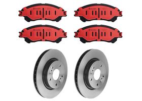 Kit De Balatas Cerámicas Y 2 Discos Ventilados Delanteros