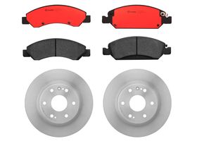 Kit De Balatas Cerámicas Y 2 Discos Ventilados Delanteros