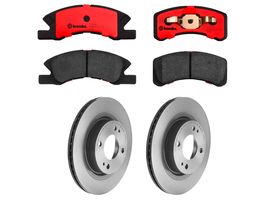 Kit De Balatas Cerámicas Y 2 Discos Ventilados Delanteros