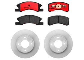 Kit De Balatas Cerámicas Y 2 Discos Ventilados Delanteros