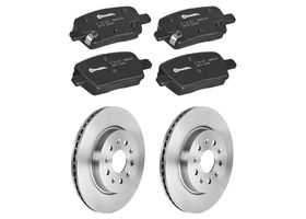 Kit De Balatas Bajos Metales Y 2 Discos Ventilados Traseros