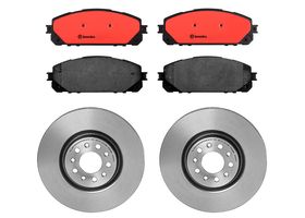 Kit De Balatas Cerámicas Y 2 Discos Ventilados Delanteros