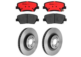 Kit De Balatas Cerámicas Y 2 Discos Ventilados Delanteros