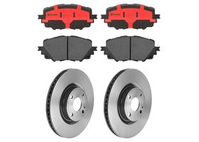 Kit De Balatas Cerámicas Y 2 Discos Ventilados Delanteros