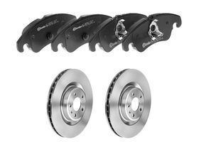 Kit De Balatas Bajos Metales Y 2 Discos Ventilados Delanteros