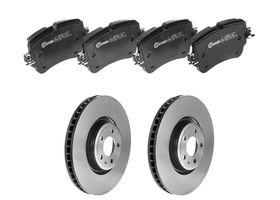 Kit De Balatas Bajos Metales Y 2 Discos Ventilados Traseros