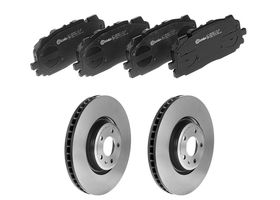 Kit De Balatas Bajos Metales Y 2 Discos Ventilados Delanteros