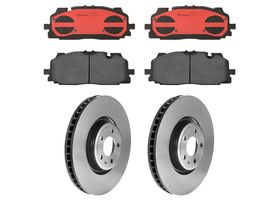 Kit De Balatas Cerámicas Y 2 Discos Ventilados Delanteros