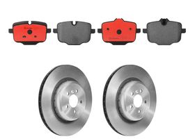 Kit De Balatas Cerámicas Y 2 Discos Ventilados Traseros