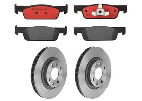 Kit De Balatas Cerámicas Y 2 Discos Ventilados Delanteros