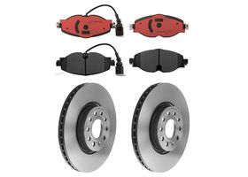 Kit De Balatas Cerámicas Y 2 Discos Ventilados Delanteros