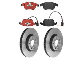 Kit De Balatas Cerámicas Y 2 Discos Ventilados Delanteros