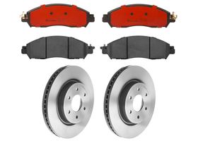 Kit De Balatas Cerámicas Y 2 Discos Ventilados Delanteros