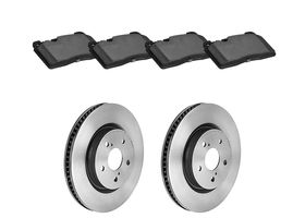 Kit De Balatas Cerámicas Y 2 Discos Ventilados Delanteros