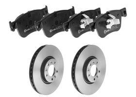 Kit De Balatas Bajos Metales Y 2 Discos Ventilados Delanteros