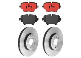 Kit De Balatas Cerámicas Y 2 Discos Ventilados Delanteros