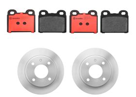 Kit De Balatas Cerámicas Y 2 Discos Sólidos Delanteros