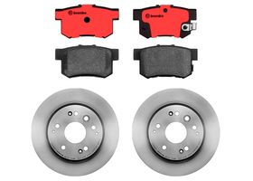 Kit De Balatas Cerámicas Y 2 Discos Sólidos Traseros