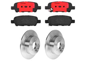 Kit De Balatas Cerámicas Y 2 Discos Sólidos Traseros