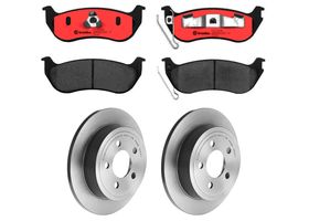 Kit De Balatas Cerámicas Y 2 Discos Sólidos Traseros