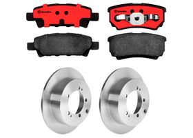 Kit De Balatas Cerámicas Y 2 Discos Sólidos Traseros