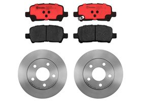 Kit De Balatas Cerámicas Y 2 Discos Sólidos Traseros