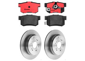 Kit De Balatas Cerámicas Y 2 Discos Sólidos Traseros