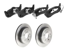 Kit De Balatas Bajos Metales Y 2 Discos Sólidos Traseros