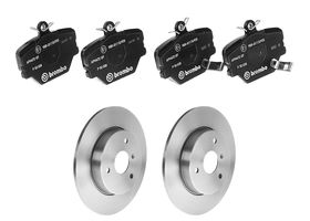 Kit De Balatas Bajos Metales Y 2 Discos Sólidos Delanteros