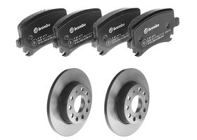 Kit De Balatas Bajos Metales Y 2 Discos Sólidos Traseros