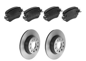 Kit De Balatas Bajos Metales Y 2 Discos Sólidos Traseros