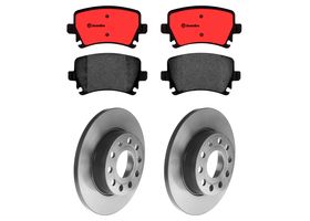 Kit De Balatas Cerámicas Y 2 Discos Sólidos Traseros