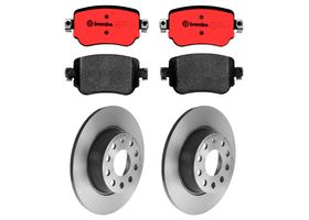 Kit De Balatas Cerámicas Y 2 Discos Sólidos Traseros