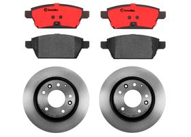 Kit De Balatas Cerámicas Y 2 Discos Sólidos Traseros