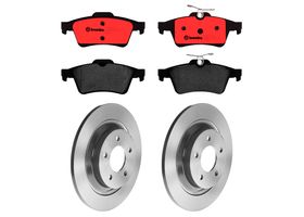 Kit De Balatas Cerámicas Y 2 Discos Sólidos Traseros