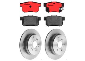 Kit De Balatas Cerámicas Y 2 Discos Sólidos Traseros