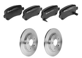 Kit De Balatas Bajos Metales Y 2 Discos Sólidos Traseros