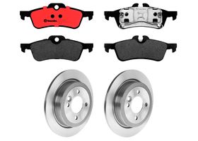 Kit De Balatas Cerámicas Y 2 Discos Sólidos Traseros