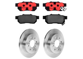 Kit De Balatas Cerámicas Y 2 Discos Sólidos Traseros