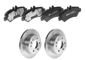 Kit De Balatas Bajos Metales Y 2 Discos Sólidos Traseros