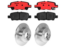 Kit De Balatas Cerámicas Y 2 Discos Sólidos Traseros