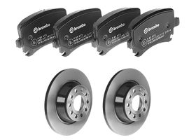 Kit De Balatas Bajos Metales Y 2 Discos Sólidos Traseros