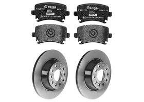 Kit De Balatas SportXtra Y 2 Discos Sólidos Traseros