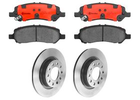 Kit De Balatas Cerámicas Y 2 Discos Sólidos Traseros
