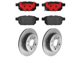 Kit De Balatas Cerámicas Y 2 Discos Sólidos Traseros