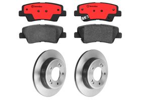 Kit De Balatas Cerámicas Y 2 Discos Sólidos Traseros