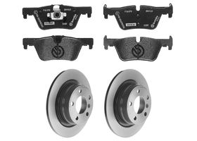 Kit De Balatas SportXtra Y 2 Discos Sólidos Traseros