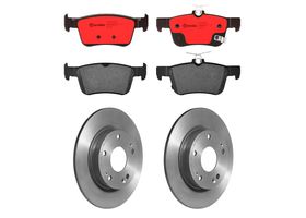 Kit De Balatas Cerámicas Y 2 Discos Sólidos Traseros