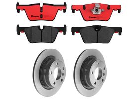 Kit De Balatas Cerámicas Y 2 Discos Sólidos Traseros