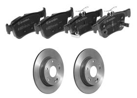 Kit De Balatas Bajos Metales Y 2 Discos Sólidos Traseros